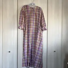 スタディオクリップ　Kazumiさんコラボ前後2way七分袖ワンピース