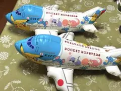 新品未使用全日空ANAポケモンジェット陶器製おもちゃキーホルダー