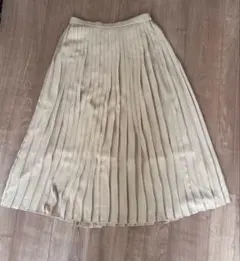 UNIQLO ベージュ プリーツスカート L
