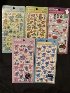 正規品 ボンボンドロップシール ディズニー5種類セット