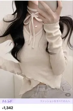 2025年春新作 カジュアル レディース ニットTシャツ SHEIN