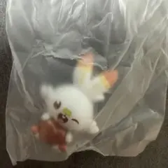 ポケピース きらめきハートキーホルダー ヒバニー ガチャ