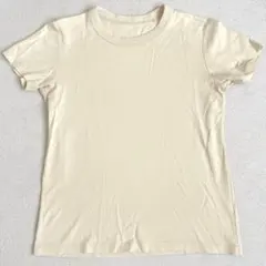 UNIQLO クルーネックT 半袖 M コットン 伸縮性 無地 シンプル 春夏
