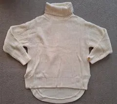 chocol raffine robe　タートルネックセーター　アイボリー　F