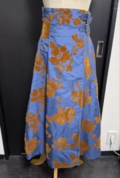 Lily Brown フラワーフロッキーラップスカートのサムネイル