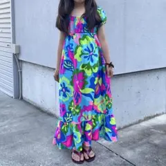 70s vintage kids Hawaiian one-pieceのサムネイル