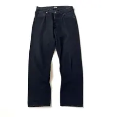 【美品】フィグベル　ブラック デニムパンツ　REGULAR　セルビッジ　302のサムネイル
