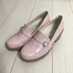 美品 JENNI ジェニィラブ ローファー 靴 ピンク 24cm