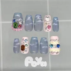 現品 ネイルチップ ジュエリーケーキ