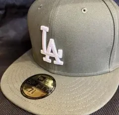 New Era 59FIFTY LAキャップ 7 3/8 オリーブグリーン