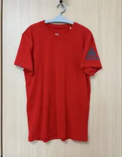 【美品】adidas アディダス drydye 半袖 Tシャツ レッド
