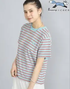 PENNEYS（ぺニーズ）別注マルチボーダーパイルTシャツのサムネイル