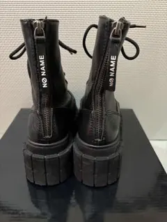NO NAME ノーネームブーツ36厚底レースアップブーツ