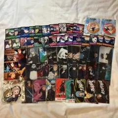 呪術廻戦 クリアカード 缶バッジ ステッカー ウエハース セット売り