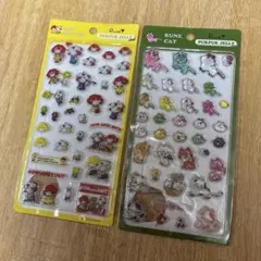 ぷくぷくジェリーシール ルネキャット ルネJON &AMY ２点 ボンドロ