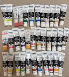 アクリル絵の具　35本セット
