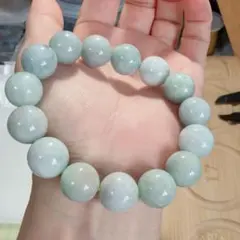 希少、最上級品、国石、綺麗色)糸魚川翡翠ブレスレット、13mm - メルカリ