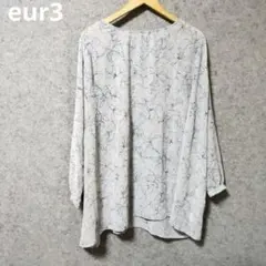 eur3花柄リラックスフィット長袖シャツのサムネイル