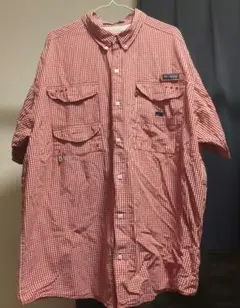 【Columbia】PFG 半袖シャツ チェック柄のサムネイル