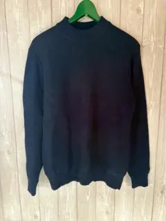 【9917】UNIQLO 紺のクルーネックニットセーター Lサイズ