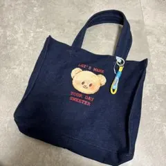 ZARA バターベアトートバッグ