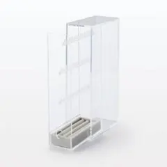 無印良品 アクリルアクセサリーケース ピアス収納 透明ケース