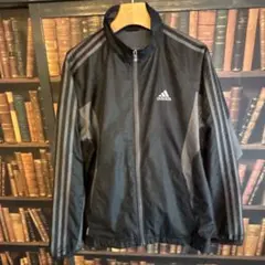 adidas アディダス　CLMAPROOFブラック ナイロンジャケットサイズＭ