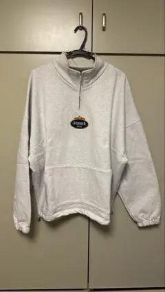 @climate グレー ハーフジップ トレーナー