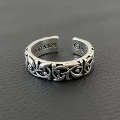 【セール】シルバー925 リング メキシカン 植物彫刻 y2k ストリート 指輪