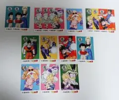 ゆ*⭐様 ドラゴンボール うどん札 7種7枚＋ダブり９枚　合計16枚　 セット