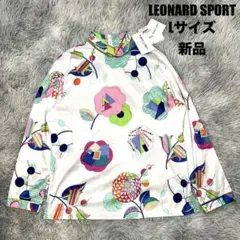 【新品】LEONARD SPORT フラワー柄 総柄長袖カットソー Lサイズ