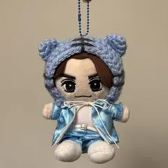 Travis Japan はぴぬい用ぬい服 リボントラボンネット 青＆ピンク