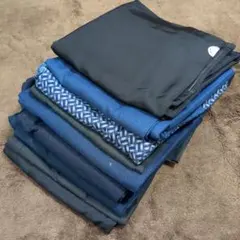 マ*サ様 3851 メンズ着物・羽織・襦袢おまとめ9着！リメイク・お稽古用など☆