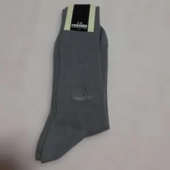 U.P renoma メンズ ソックス グレー