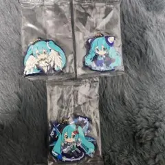 初音ミク×ガンダム　ラバーキーホルダー