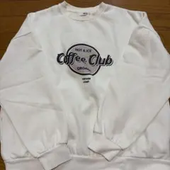 WEGO Coffee Club スウェット ホワイト M