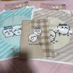 ちいかわ　100均　ノート•ビニールギフトバッグのサムネイル