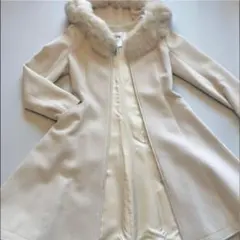 【人気色】ルネ Rene ファー付きフードフレアーコート