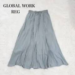 GLOBAL WORK（REG）エアリーリラックスフレアスカート　ミントのサムネイル