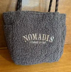 【NOMADIS】ノマディス ボアトートバッグ ベージュ