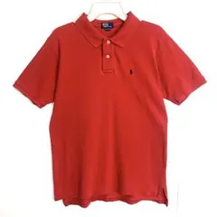 90sラルフローレンPOLORalphLauren半袖ポロシャツワンポイント刺繍