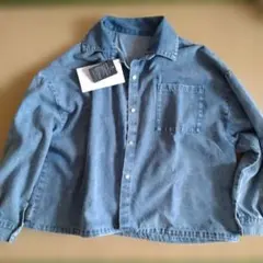 ワークマン 撥水エフォートレスデニムポケットシャツ Мサイズ