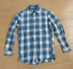 90s オールドユニクロ フランネルシャツ チェック柄 Sサイズ