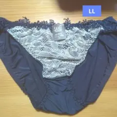 ネイビーレース柄ショーツ　LLのサムネイル