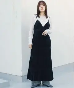 KBF マジョリカプリーツキャミワンピース