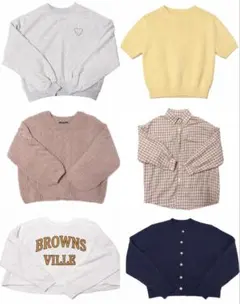 冬服　春服　トップス　ニット スウェット セーター 6着　まとめ売り