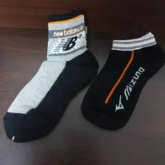【新品】New Balance & Mizuno 靴下 2足セット19-21ⅽⅿ