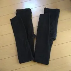 GU ブラック レギンス　タイツ　 130-140