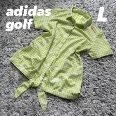 adidasgolf テーラーメイド ポロシャツ L ギンガムチェック デイジー