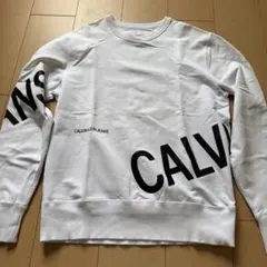 CALVIN KLEIN JEANS ホワイト スウェット